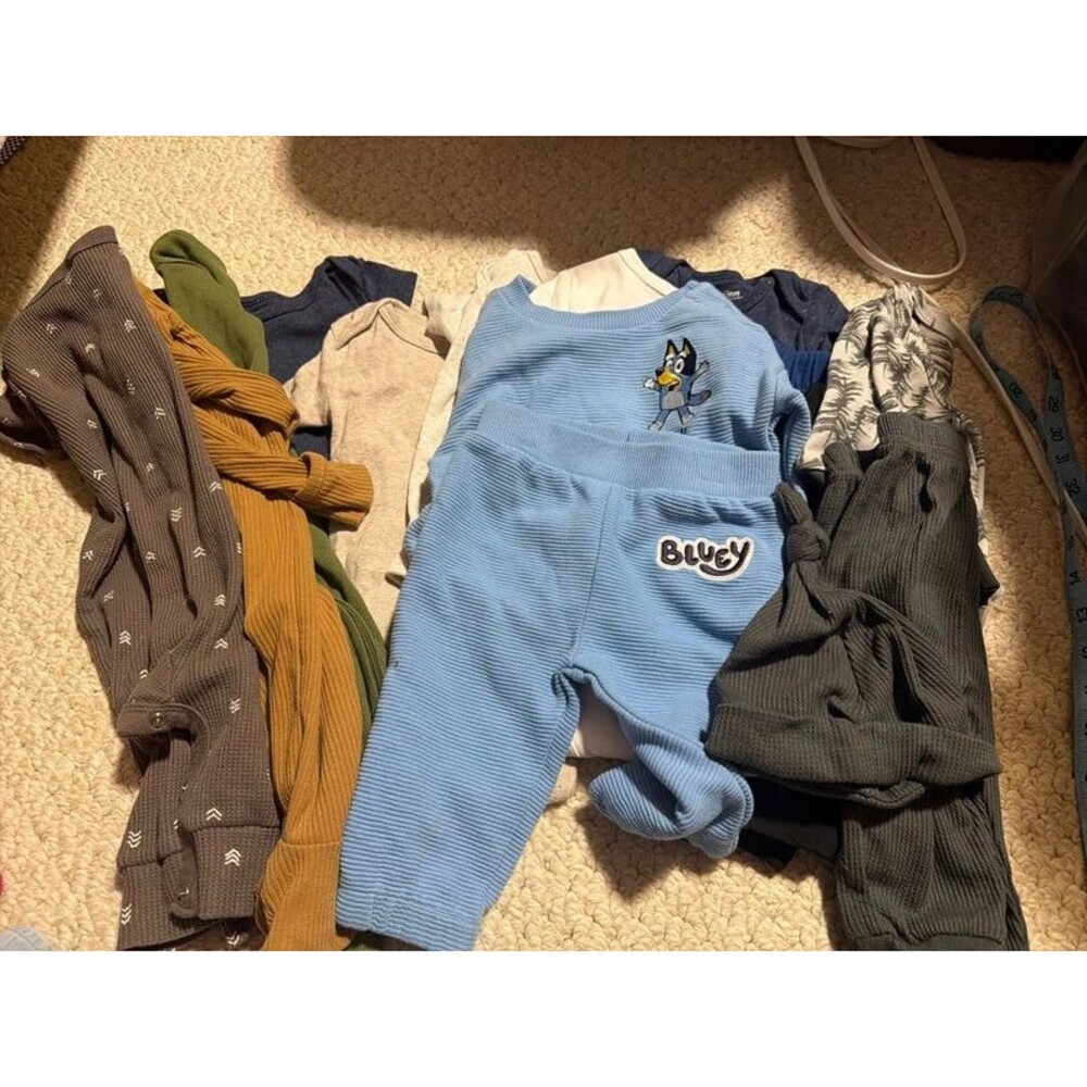 13pc 3/6m boy winter fall lot